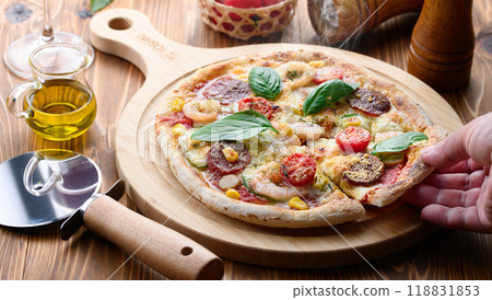 Mixed pizza Mixed pizza 118831853