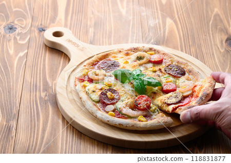 Mixed pizza Mixed pizza 118831877