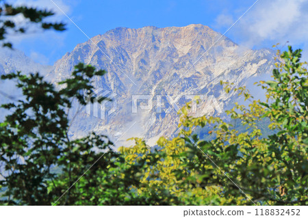 從白馬岩岳避暑山莊眺望北阿爾卑斯山 從白馬岩岳避暑山莊眺望北阿爾卑斯山 118832452