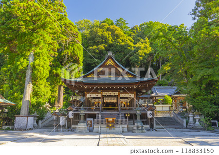日牟八幡神社參拜殿和正殿（滋賀縣近江八幡市） 118833150
