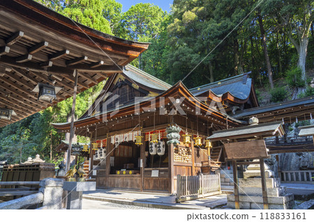 Himure Hachiman Shrine, worship hall and main hall (Omihachiman City, Shiga Prefecture) Himure Hachiman Shrine, worship hall and main hall (Omihachiman City, Shiga Prefecture) 118833161