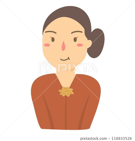 Flat kartini day illustration 118833526