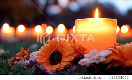 Candlelit Altars Illuminate the Spirit of Dia de los Muertos Celebration 118833652