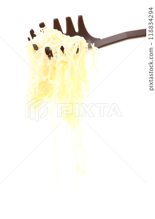 noodles on a white background 118834294