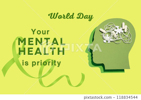 World Mental Health Day, created using Generative AI technology. World Mental Health Day, created using Generative AI technology. 118834544