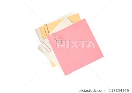 PNG, Office accessories concept, paper clip, isolated on white background 118834559