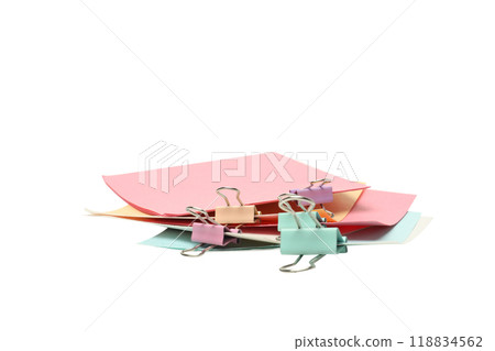 PNG, Office accessories concept, paper clip, isolated on white background PNG, Office accessories concept, paper clip, isolated on white background 118834562