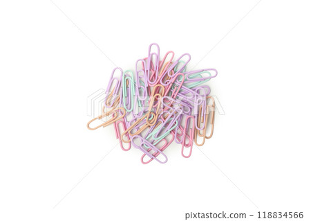 PNG, Office accessories concept, paper clip, isolated on white background PNG, Office accessories concept, paper clip, isolated on white background 118834566