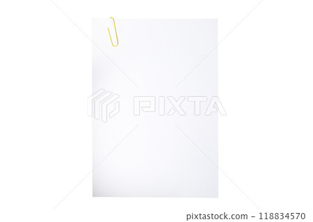 PNG, Office accessories concept, paper clip, isolated on white background 118834570