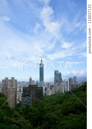 Cityscape "View of downtown Taipei from Xiangshan" Cityscape "View of downtown Taipei from Xiangshan" 118837132