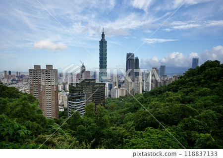 城市景觀“從象山看台北市” 城市景觀“從象山看台北市” 118837133