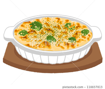 焗烤的插圖 118837813