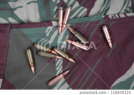 kalashnikov ammunition cartridges 118838124