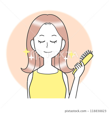 美麗、閃亮的頭髮 118838823
