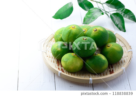 秋味早蜜柑薩摩蜜柑（早蜜柑白底） 118838839