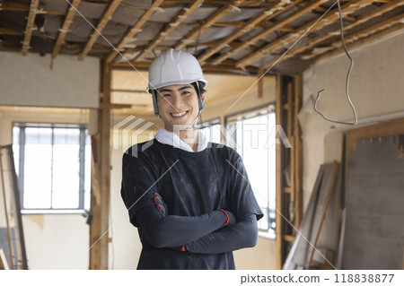 Interior demolition site, renovation, remodeling 118838877