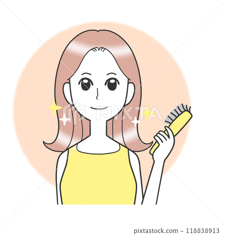 一個頭髮很漂亮的女人 118838913