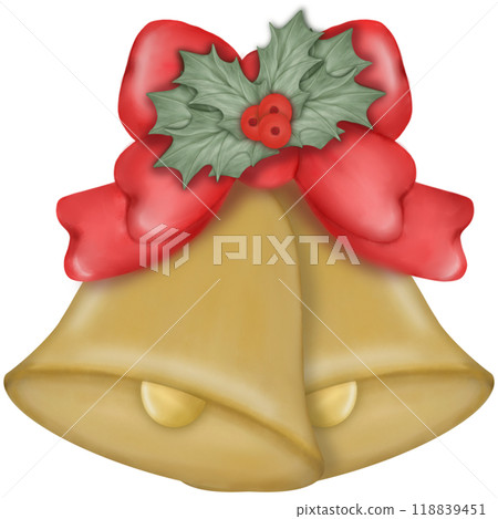 Merry Christmas Decoration cute, hand drawn. baubles for Christmas project. 118839451
