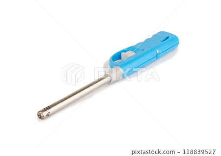 Gas lighter isolated on white background Gas lighter isolated on white background 118839527