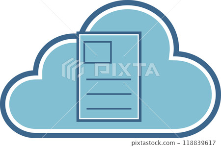 WEB icon "Cloud Documents" WEB icon "Cloud Documents" 118839617