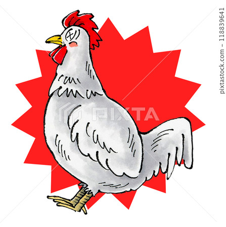 The defeated white chicken 118839641