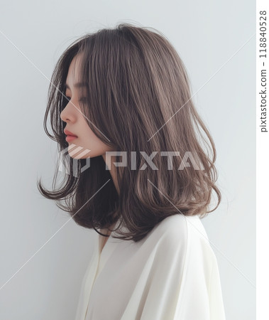 女人的背影髮型 髮型“AI生成圖像” 118840528