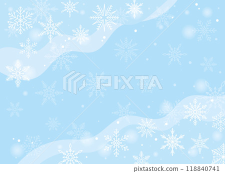 Vector background with snowflakes Vector background with snowflakes 118840741
