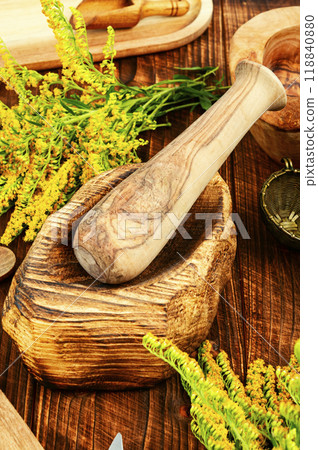 Medicinal herbs, alternative medicine. 118840880