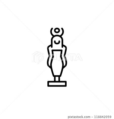 Ancient statue icon Ancient statue icon 118842059