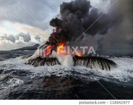 壯觀的海底火山爆發 壯觀的海底火山爆發 118842977