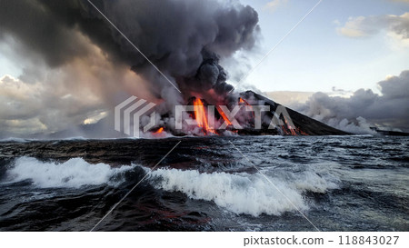 Magma from undersea volcanoes 118843027