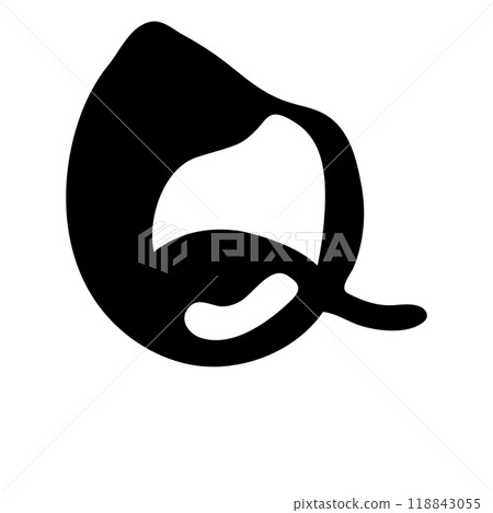 Q（字母/大寫字母）/手寫書法材料 118843055