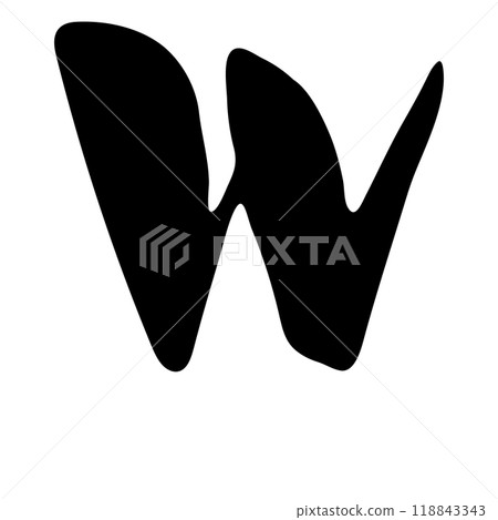 W（字母/大寫字母）/手寫書法資料 118843343
