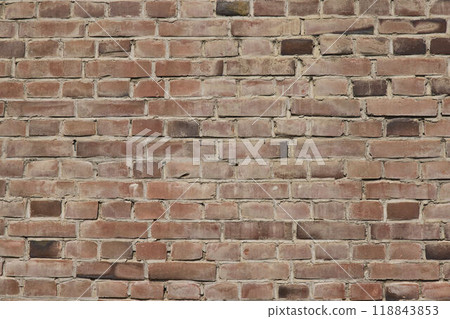 Old brick wall background material 118843853