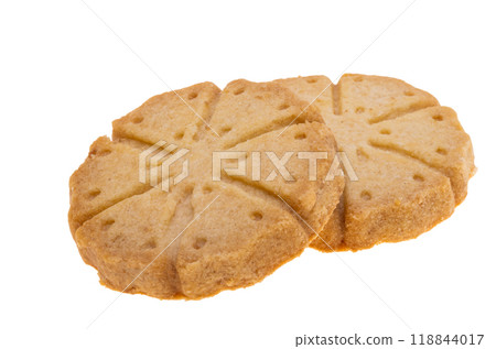 butter cookies isolated butter cookies isolated 118844017