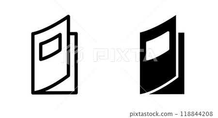 Illustration Vector graphic of book icon template Illustration Vector graphic of book icon template 118844208