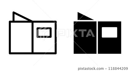 Illustration Vector graphic of book icon template Illustration Vector graphic of book icon template 118844209