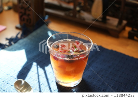 中國茶水果茶亞洲古雅時刻 中國茶水果茶亞洲古雅時刻 118844252