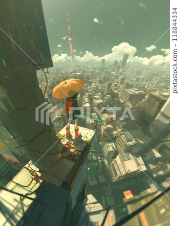 俯瞰小鎮 俯瞰小鎮 118844334