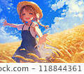 Together in the wheat field 118844361