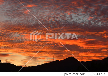 Evening landscape Evening landscape 118844754