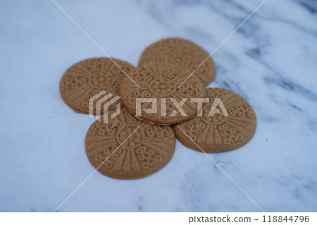 Sandwich cookies. Selective focus, shallow depth of field. Sandwich cookies. Selective focus, shallow depth of field. 118844796