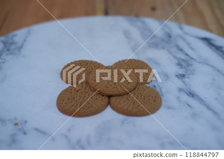 Sandwich cookies. Selective focus, shallow depth of field. Sandwich cookies. Selective focus, shallow depth of field. 118844797