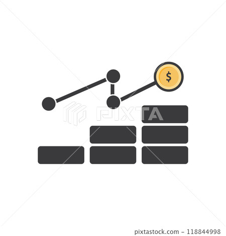 Money graph dollar sign 118844998