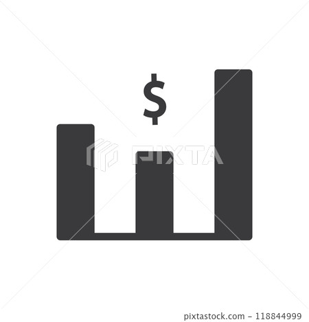 Money graph dollar sign Money graph dollar sign 118844999