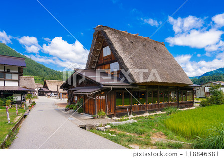 白川鄉的文化咖啡館懷舊 118846381