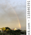 A rainbow bridge in the sky 118846391