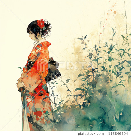和服女性 118846594
