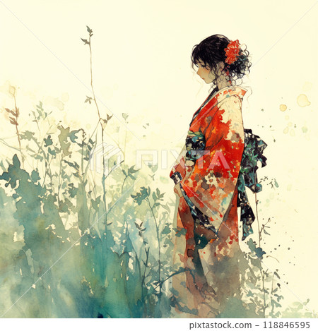 和服女性 和服女性 118846595