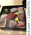 Assorted seasonal sashimi 118846792